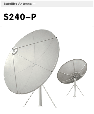 S240-P  C波段2.4米立柱式天线